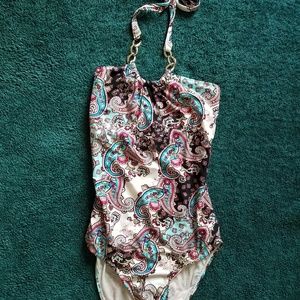 Paisley Multi-colored Bathing Suit